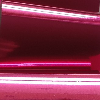 Фольга для литья 4*20см розовая голографик 3