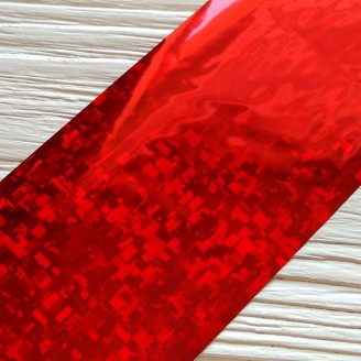 Фольга для нігтів Tishka 9492 (4*100см) червона