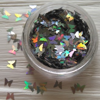 Бабочки для декор ногтей Queen Fingers 6072