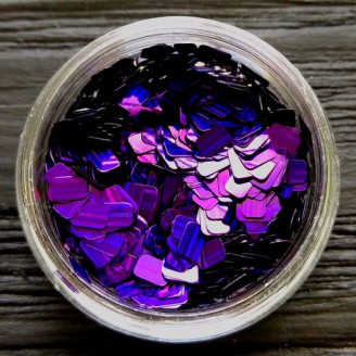 Прямоугольники для ногтей фиолетовый