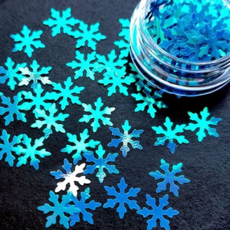 Сніжинки для нігтів Tishka 15158