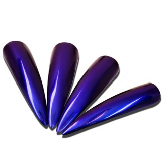 Пигмент для ногтей сине-фиолетовый