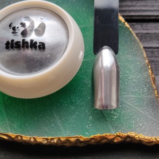 Дзеркальна втірка для нігтів Tishka срібло 0,2г