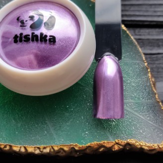 Зеркальная втирка для ногтей Tishka сиреневая 0,2г