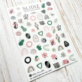 Слайдер дизайн для нігтів Slidiz -039-