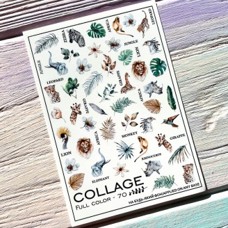 Слайдер дизайн для нігтів Collage 70