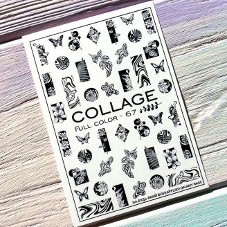 Слайдер дизайн для ногтей Collage 67