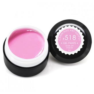 Гель-фарба CANNI 518 яскрава рожева