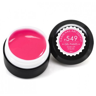 Гель-краска CANNI 549 насыщенно-розовая
