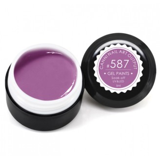 Гель-краска CANNI 587 пастельная пурпурная