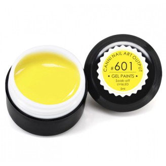 Гель-краска CANNI 601 теплая желтая