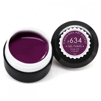 Гель-краска CANNI 634 темно-пурпурная