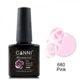 Акварельный гель лак Canni 680 розовый