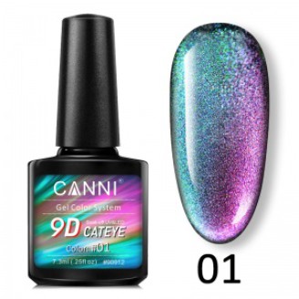 Гель-лак Canni 9D Galaxy Cat eye 01
