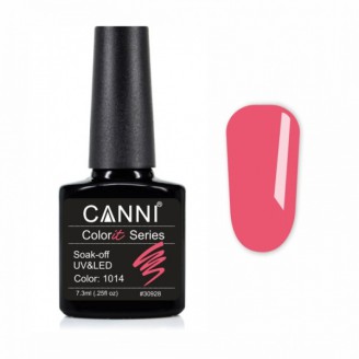 Гель-лак Canni Colorit 1014 яскраво-рожевий, 7,3 ml