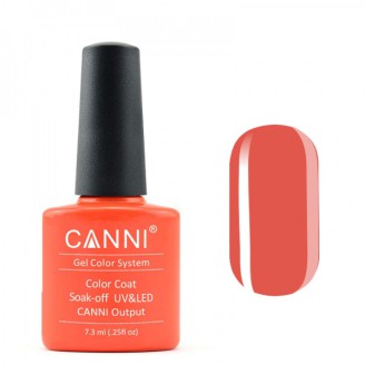 Гель-лак Canni 168 рожево-помаранчевий