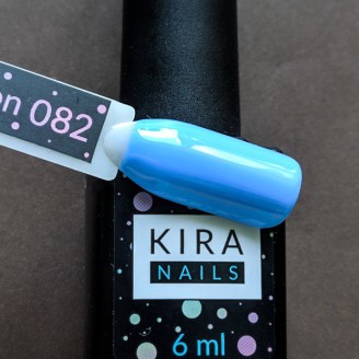 Гель лак Kira Nails №082 (голубой)