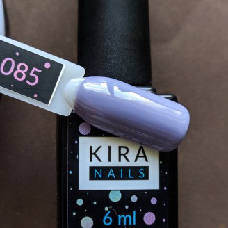 Гель-лак Kira Nails №085 (лілово-сірий)