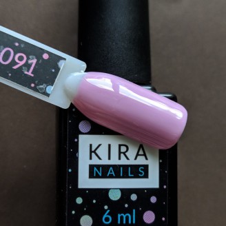 Гель лак Kira Nails №091 (лилово-розовый)