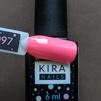 Гель лак Kira Nails №097 (яркий розовый)