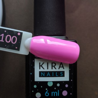 Гель лак Kira Nails №100 (фуксия)