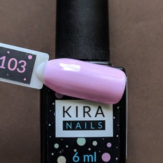 Гель лак Kira Nails №103 (розово-лиловый)