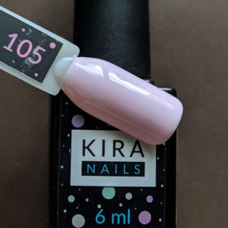 Гель-лак Kira Nails №105 (ніжно-рожевий)