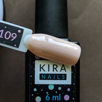 Гель-лак Kira Nails №109 (темно-бежевий)