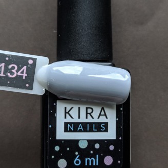 Гель-лак Kira Nails №134 (зелено-сірий)