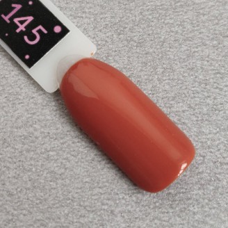 Гель лак Kira Nails №145 (оранжево-красный)