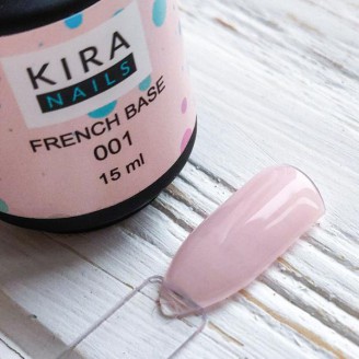 French base №1 Kira Nails (Френч база) 15ml