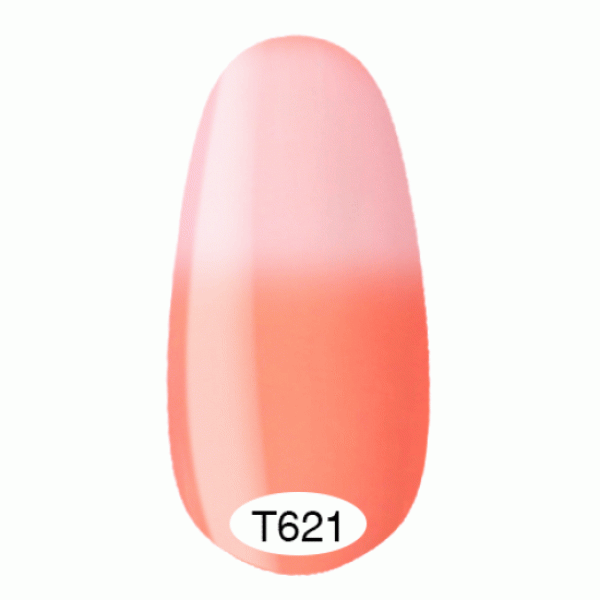 Термо гель лак Коди №Т621 (оранжевый/розовый)