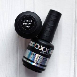 Топ для нігтів Oxxi (Оксі) Grand Rubber 15ml