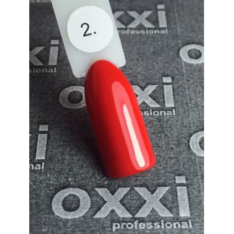 Гель лак Oxxi (Оксі) №002 (червоний)