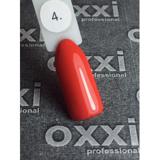 Гель лак Oxxi (Оксі) №004 (блідний червоний)