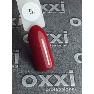 Гель лак Oxxi (Окси) №005 (бордовый)