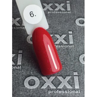 Гель лак Oxxi (Оксі) №006 (темний червоний)