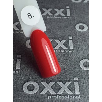 Гель лак Oxxi (Окси) №008 (красный)
