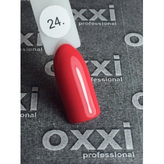 Гель лак Oxxi (Оксі) №024 (помаранчево-червоний)