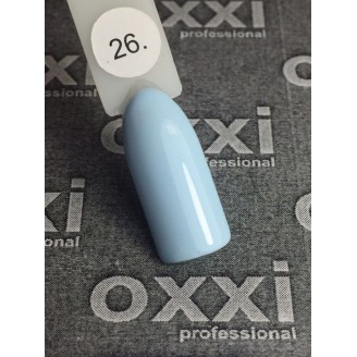 Гель лак Oxxi (Оксі) №026 (блакитний)