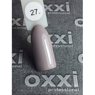 Гель лак Oxxi (Окси) №027 (светлый коричнево-серый)