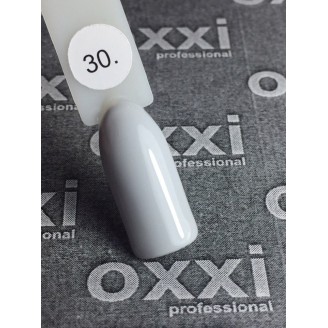 Гель лак Oxxi (Оксі) №030 (світлий сірий)