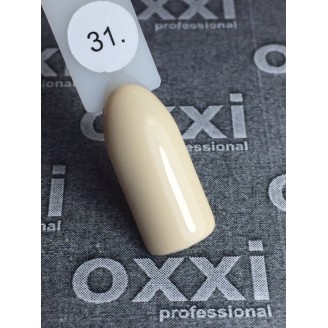 Гель лак Oxxi (Окси) №031 (бледный желтый)