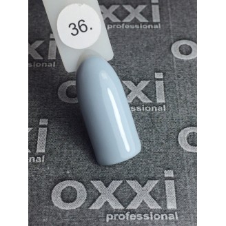 Гель лак Oxxi (Оксі) №036 (блакитно-сірий)