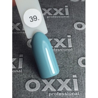 Гель лак Oxxi (Оксі) №039 (приглушений сіро-блакитний)