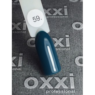 Гель лак Oxxi (Окси) №059 (зеленый бутылочный)