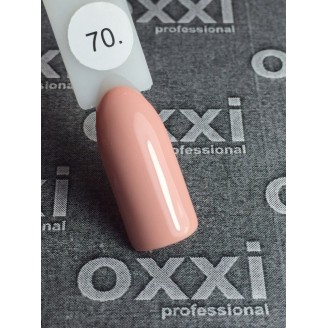Гель лак Oxxi (Оксі) №070 (блідий рожево-персиковий)