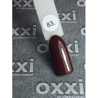Гель лак Oxxi (Окси) №083 (красно-коричневый)