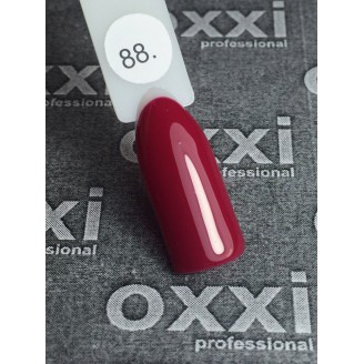 Гель лак Oxxi (Окси) №088 (темный красно-малиновый)
