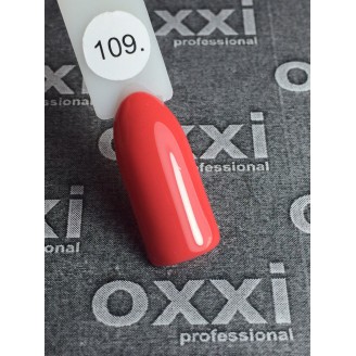 Гель лак Oxxi (Оксі) №109 (блідий червоно-кораловий)